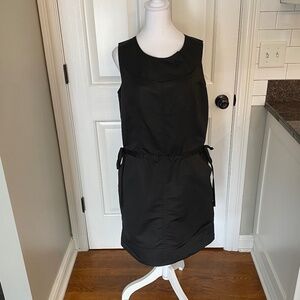 St. John SoCa cinched waist shift Dress Black 33444